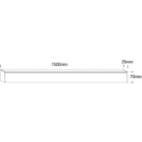LED Linear Profiles Medium size 38151A/B/C 4000K One Light
