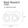 Plafon BASIC ROUND II C0085