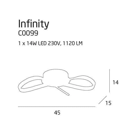 Plafon Infinity C0099 - zdjęcie dodatkowe 1