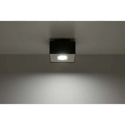 Plafon Kostka Mono 1 Czarny SL.0070 SOLLUX LIGHTING