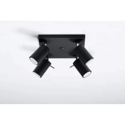 Plafon RING 4 czarny SL.0094 SOLLUX LIGHTING