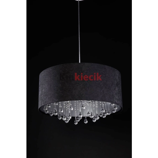 Lampa wisząca ISLANDA black grey 40cm 05-201