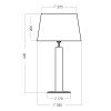 Lampa stołowa Little Fjord Red L054365249 4concepts
