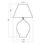 Lampa stołowa Capri L014041312 4concepts L014041312 - zdjęcie 3