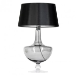 Lampa stołowa Oxford Transparent Black L048311502 4concepts