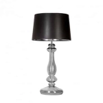 Lampa stołowa Versailles Transparent Black L204361261 4concepts