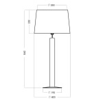 Lampa stołowa Fjord White L207164228 4concepts L207164228 - zdjęcie 3