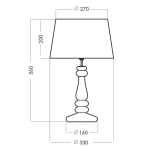 Lampa stołowa Petit Trianon L051061262 4concepts L051061262 - zdjęcie 2