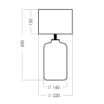 Lampa stołowa Ystad L050102414 4concepts L050102414 - zdjęcie 3