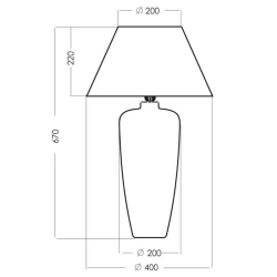 Lampa stołowa Bilbao L019031203 4concepts L019031203 - zdjęcie 2