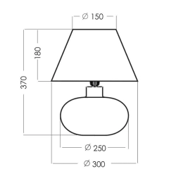 Lampa stołowa Bergen L007071111 4concepts L007071111 - zdjęcie 2