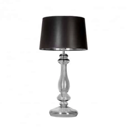 Lampa stołowa Versailles Transparent Black L204361261 4concepts