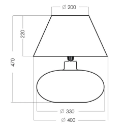 Lampa stołowa Stockholm L005031214 4concepts L005031214 - zdjęcie 2