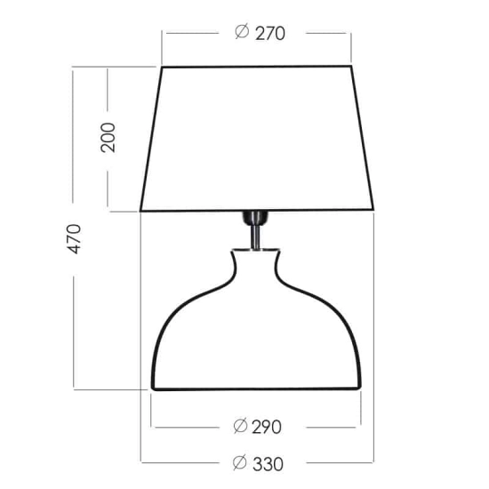 Lampa stołowa Haga Taupe L212175249 4concepts L212175249 - zdjęcie 3