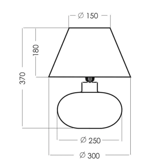 Lampa stołowa Bergen L007071111 4concepts L007071111 - zdjęcie 2