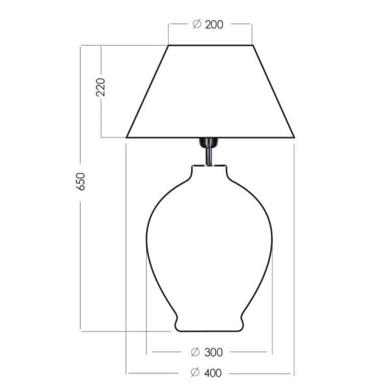 Lampa stołowa Capri L014041215 4concepts L014041215 - zdjęcie 2