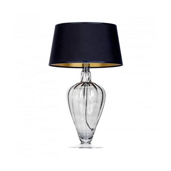 Lampa stołowa Bristol Transparent Black L046311514 4concepts