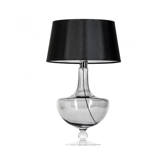 Lampa stołowa Oxford Transparent Black L048311502 4concepts