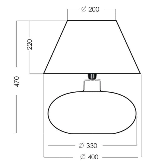 Lampa stołowa Stockholm L005031214 4concepts L005031214 - zdjęcie 2