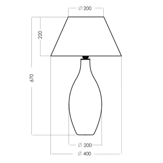 Lampa stołowa Kenya L003092207 4concepts L003092207 - zdjęcie 2