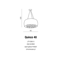 Klosz 40cm do lampy Quince 40 LC1056-5 - zdjęcie produktu