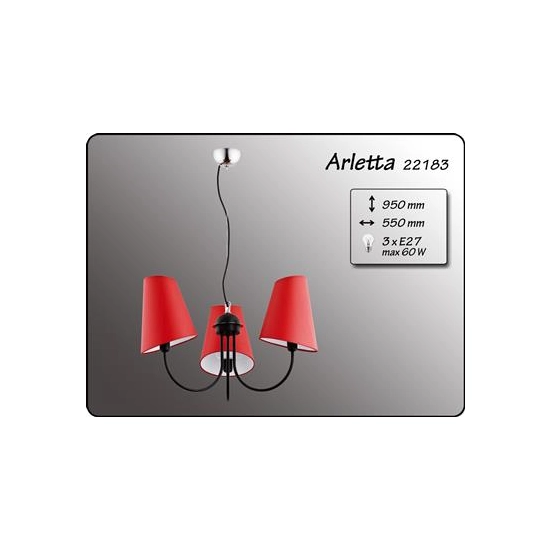 Lampa wisząca Arletta 22183 Alfa