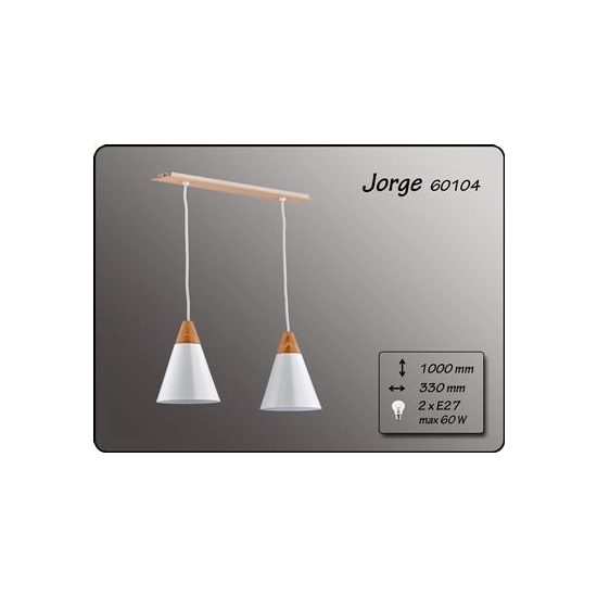 Lampa wisząca Jorge 60104 Alfa
