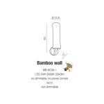 Kinkiet BAMBOO WALL AZ2053 AZZARDO