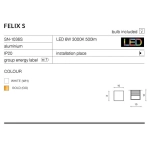 Kinkiet FELIX S AZ2425 AZZARDO