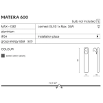 Lampa stojąca MATERA 600 AZ2185 IP54 AZZARDO