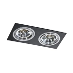 Oprawa stropowa Siro 2 AZ0772 Black/Aluminium AZZARDO