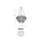 Lampa wisząca Plafon SALERNO AZ2107 AZZARDO