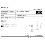 Plafon SANTOS AZ2417 AZZARDO