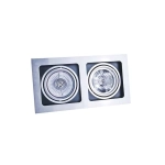 Oprawa podstropowa Sisto 2pł Aluminium AZ0794 AZZARDO