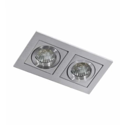 Lampa wpuszczana PACO 2 AZ0798 Aluminium AZZARDO