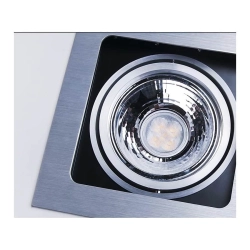 Oprawa podstropowa Sisto 2pł Aluminium AZ0794 AZZARDO