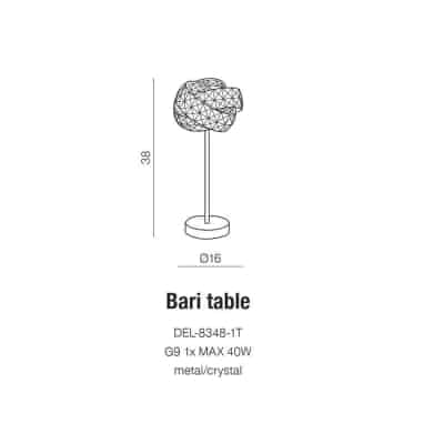 Lampa stołowa BARI TABLE AZ2106 AZZARDO