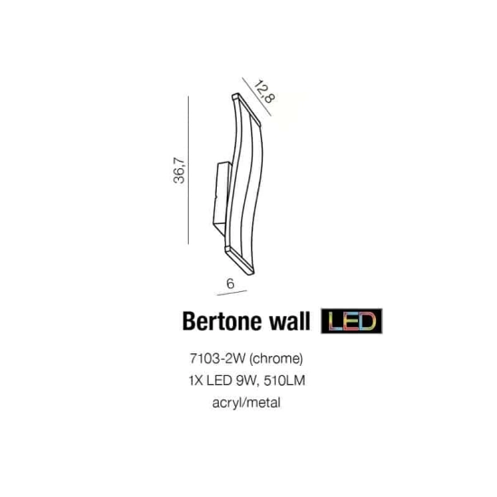 Kinkiet Bertone AZ1291 AZZARDO