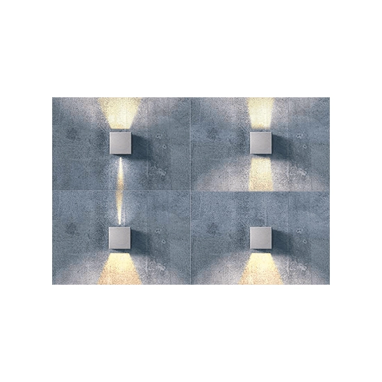 Kinkiet Leticia 2 Aluminium AZ1059 AZZARDO