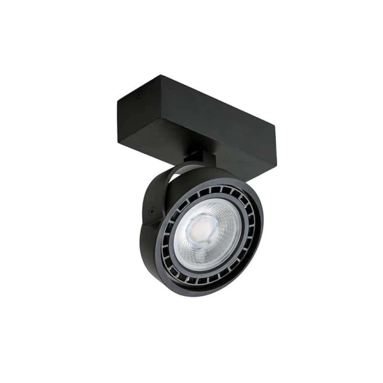 Kinkiet plafon JERRY 1 230V AZ1367 BK AZZARDO