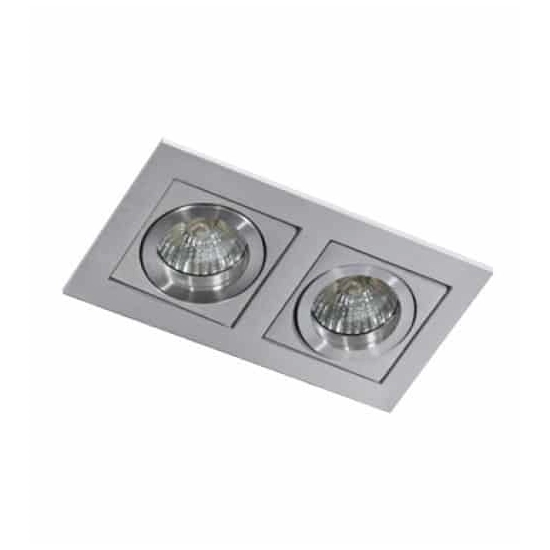 Lampa wpuszczana PACO 2 AZ0798 Aluminium AZZARDO