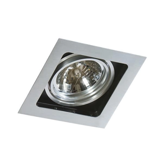 Oprawa podstropowa Sisto 1pł AZ0793 Aluminium AZZARDO