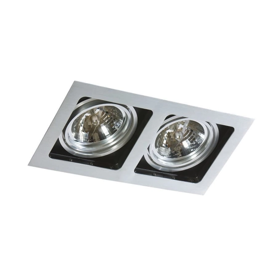 Oprawa podstropowa Sisto 2pł Aluminium AZ0794 AZZARDO