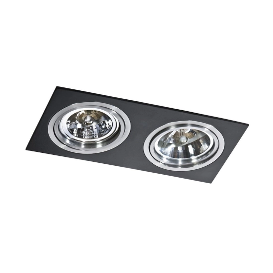 Oprawa stropowa Siro 2 AZ0772 Black/Aluminium AZZARDO
