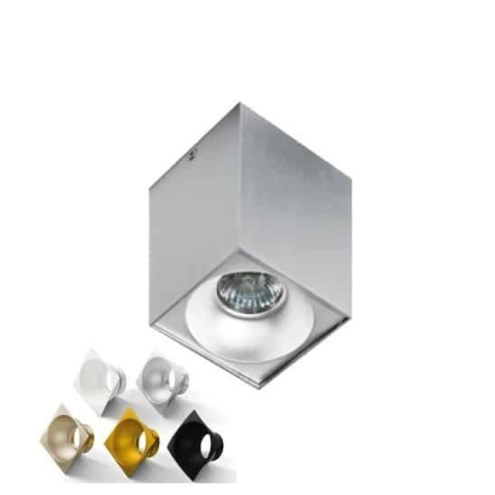 Plafon HUGO 1 AZ0828 Aluminium AZZARDO