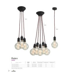 Lampa wisząca MODERN 350/1 LAMPEX - zdjęcie dodatkowe 1