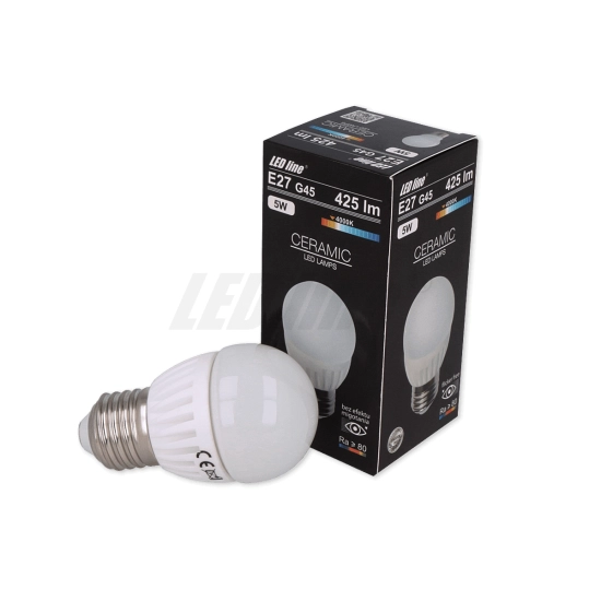 Żarówka LED E27 SMD 230V 5W biała dzienna MINI GLOBE - zdjęcie produktu
