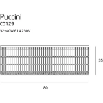 Puccini plafon C0129 MaxLight