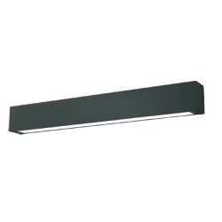 Ibros kinkiet czarny duży 12W 4000K IP44 GS-LWA-12W BK 93 cm Light Prestige