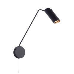 Futuro 1 kinkiet czarny z wysięgnikiem LP-17001/1WL BK Light Prestige - zdjęcie produktu